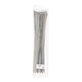 South Main Hardware 20.5-in 304 Stainless Steel 200-lb. Silver, 100 Metal Cable Ties 222112